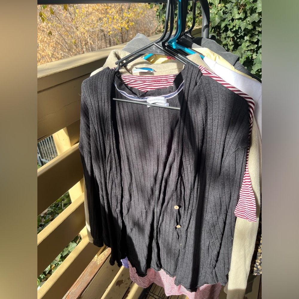 Urban outfitters black button up cardigan